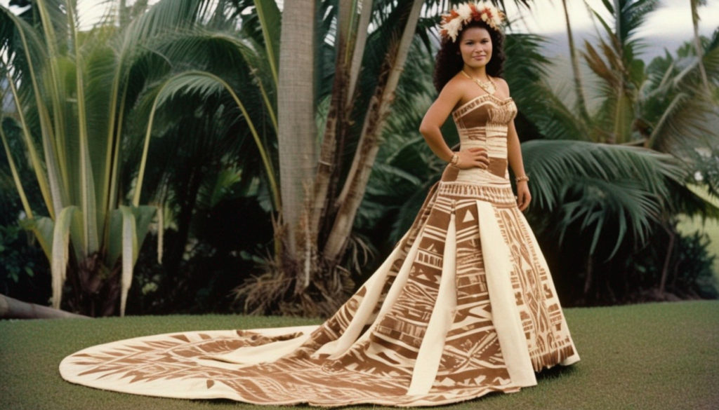 Samoan Wedding Dress Design #10